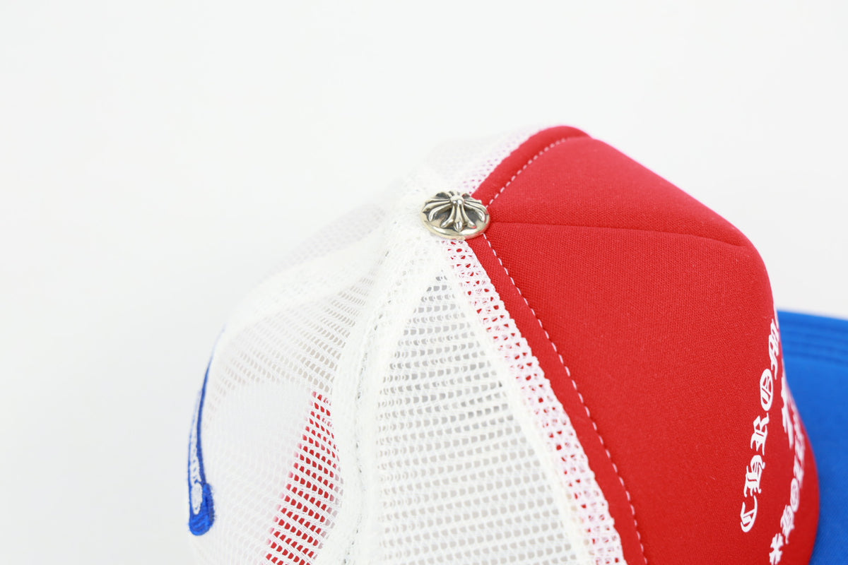 Chrome Hearts Logo Hollywood Trucker Cap