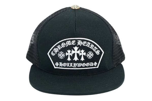 Chrome Hearts Triple Cross Hollywood Trucker Cap