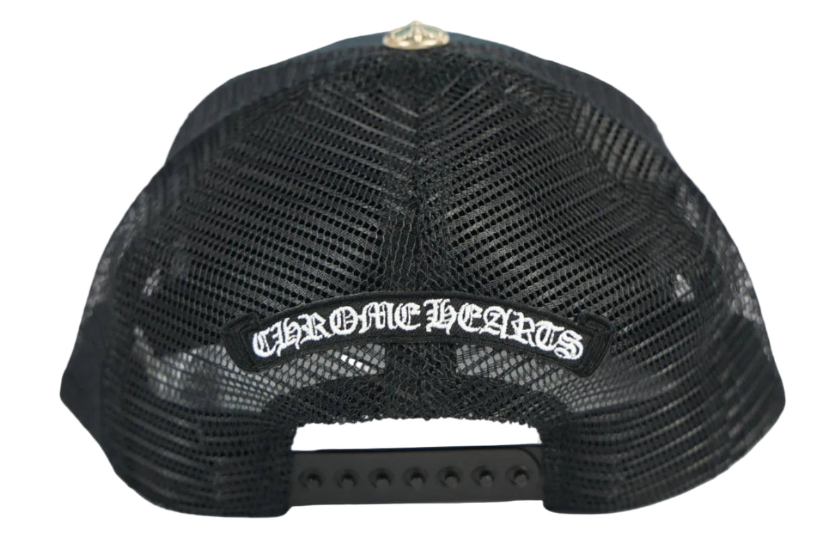 Chrome Hearts Triple Cross Hollywood Trucker Cap