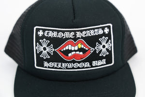 Chrome Hearts Matty Boy Lips Hollywood Logo Trucker Cap، الصورة 4