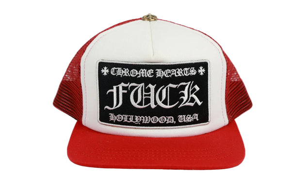 Chrome Hearts F*** Logo Embroidered Trucker Cap