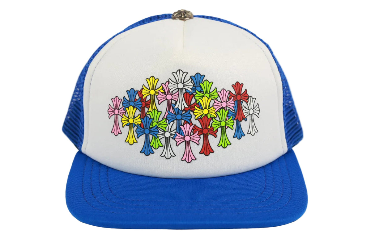 Chrome Hearts Cross Print Trucker Cap