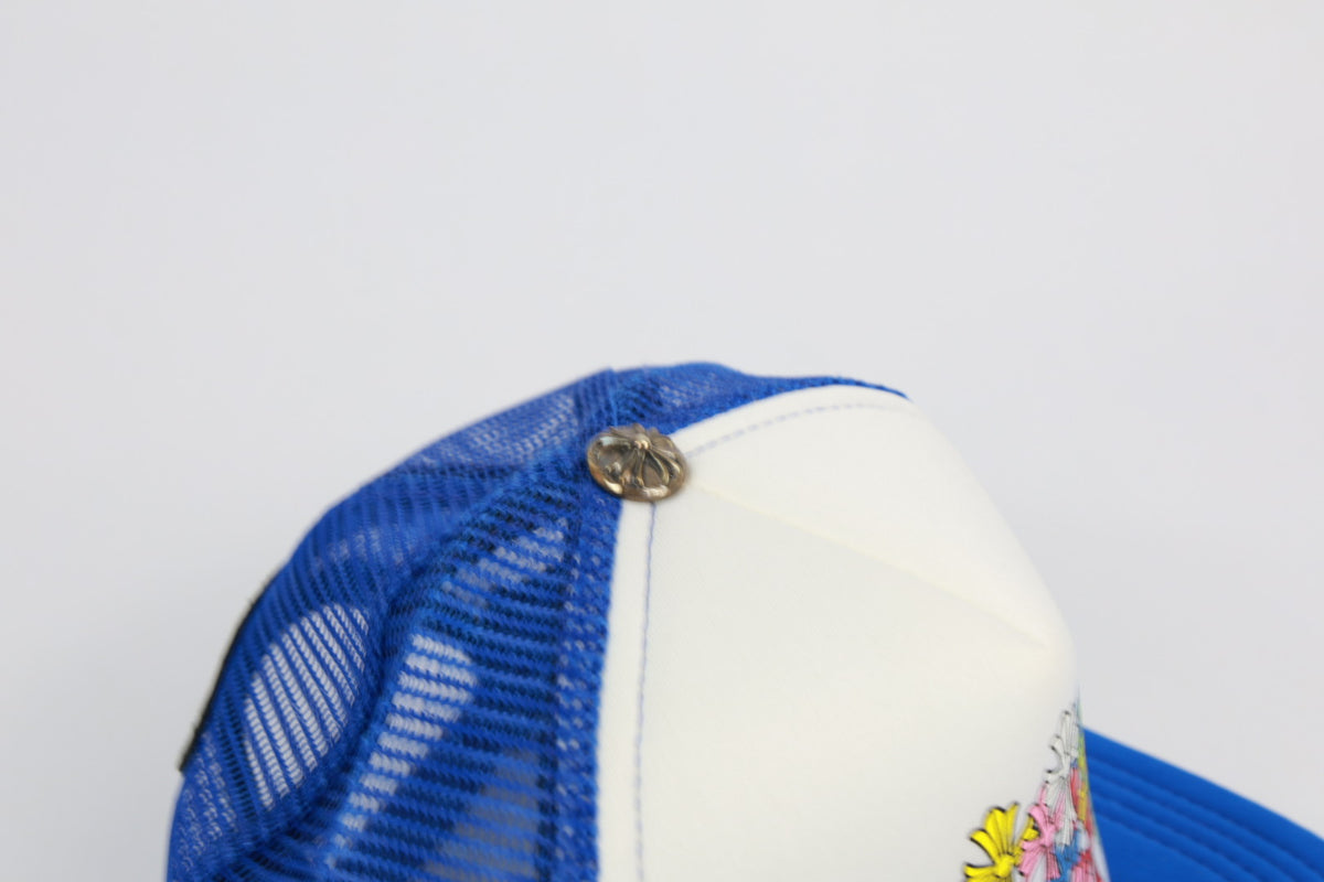 Chrome Hearts Cross Print Trucker Cap