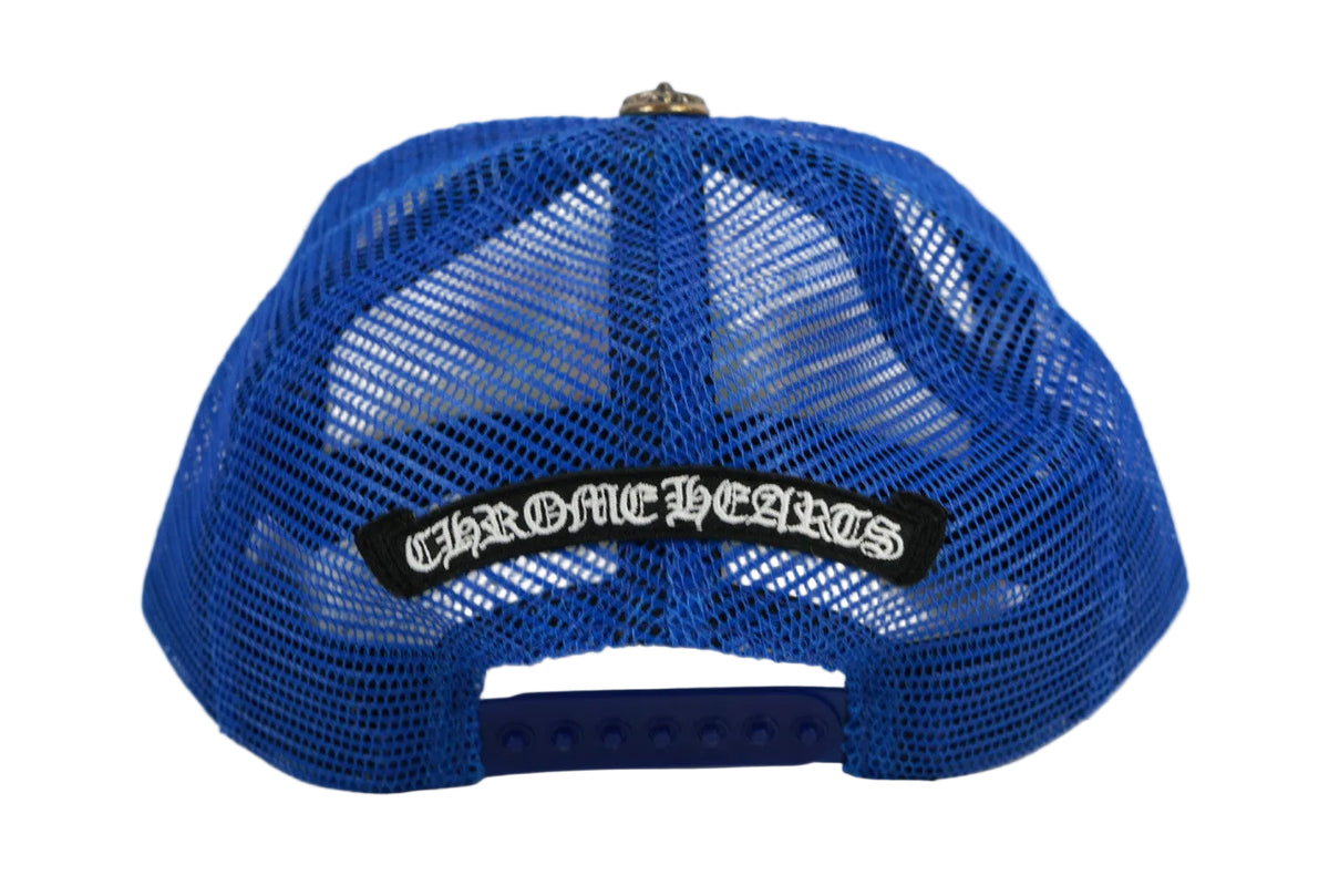 Chrome Hearts Cross Print Trucker Cap