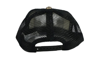 Chrome Hearts CH F*** Hollywood Navy Logo Trucker Cap، الصورة 2
