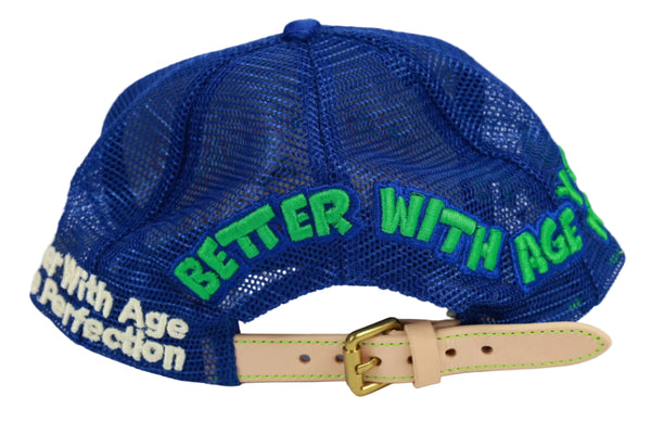 Better With Age Blueprint Brain Embroidered Trucker Cap