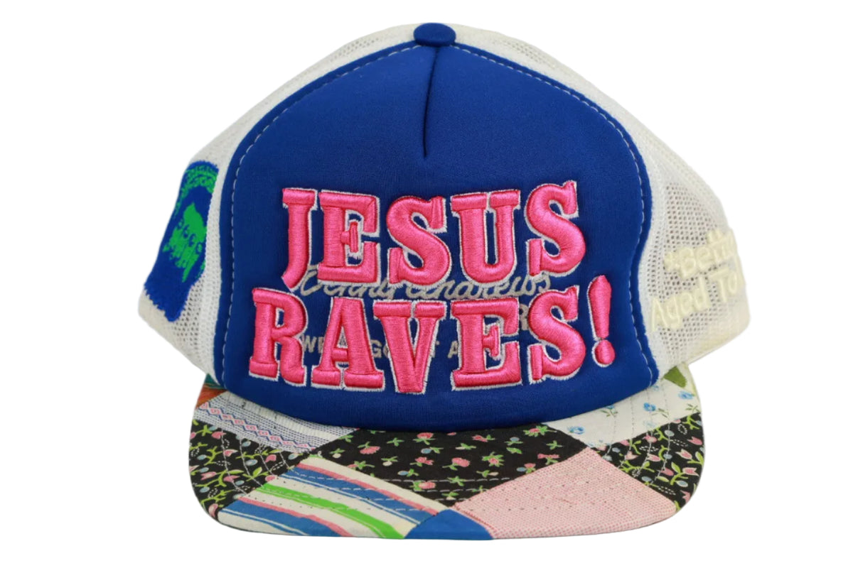 Better With Age Jesus Raves! Embroidered Trucker Cap