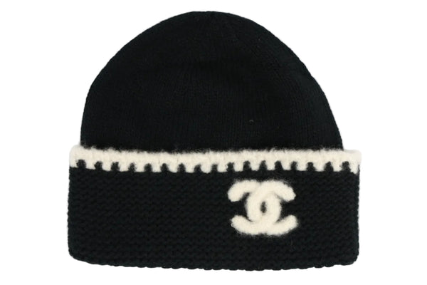 Chanel Logo Cashmere Beanie