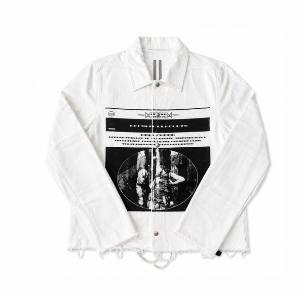 Rick Owens Hollywood Snapfront Opera Printed Jacket