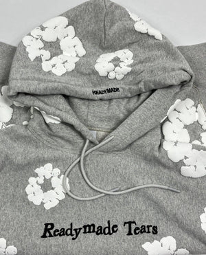 Denim Tears x Readymade Tears Cotton Print Oversized Hoodie &amp; Short Set XL /XXL, photo 6