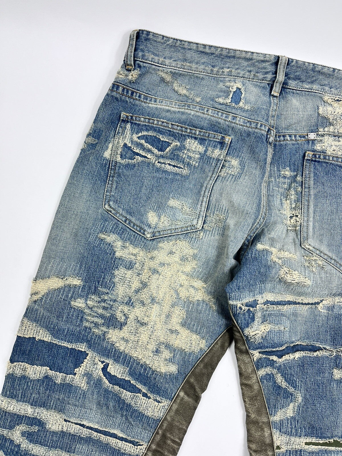 Givenchy by Matthew Williams Japanese Distressed Patch Straight-leg Jeans, photo 5