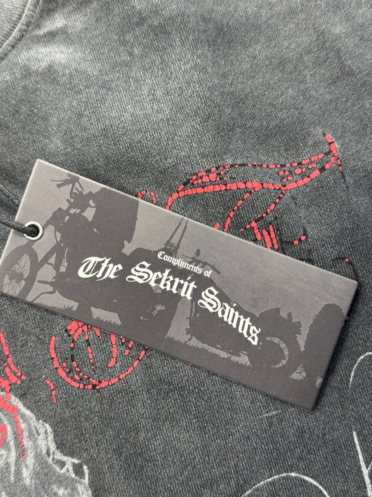The Sekrit Saint Chopped Girl Distressed T-Shirt, photo 7