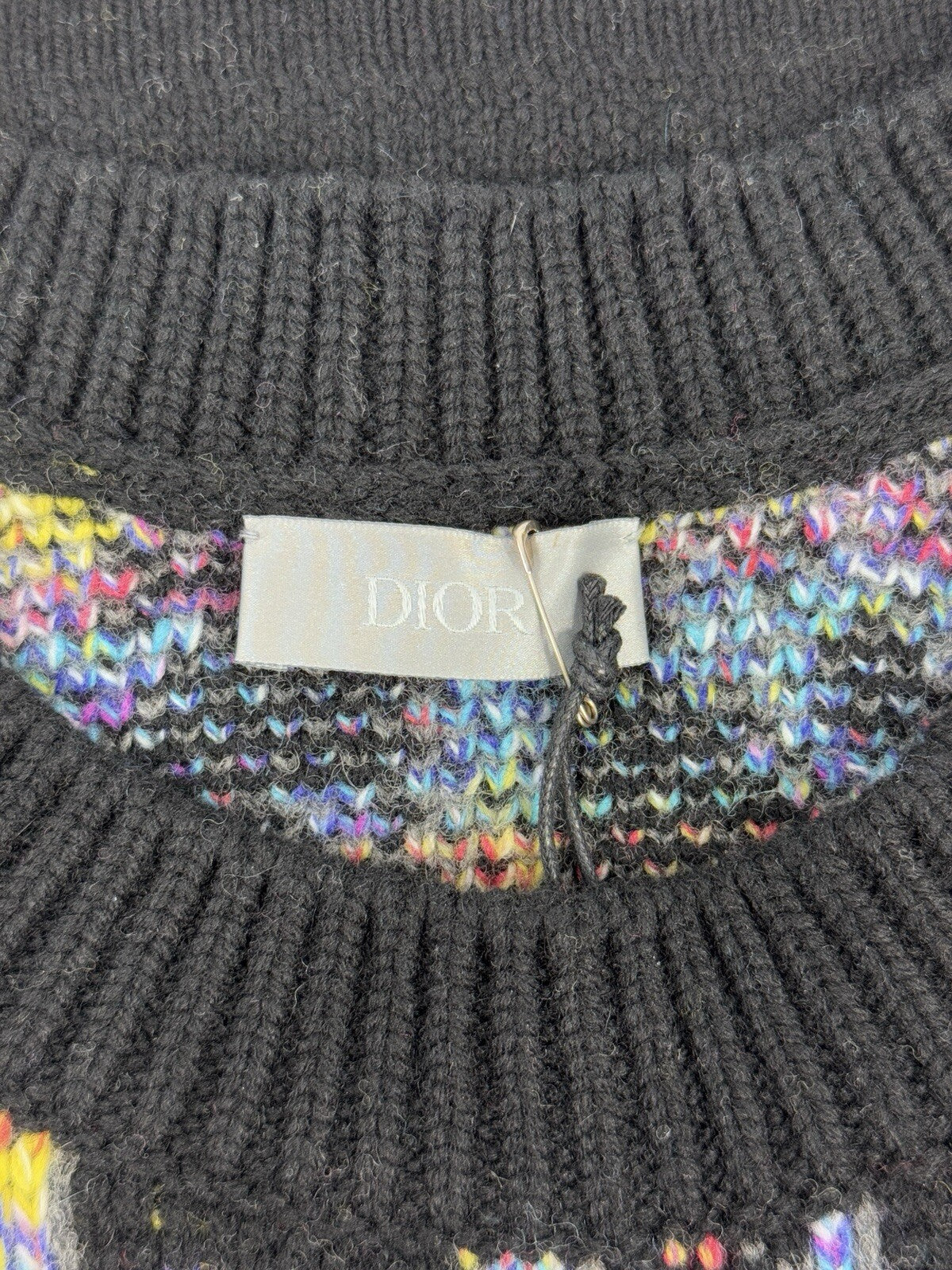 Dior Oblique Black Wool Jacquard Sweater, photo 3