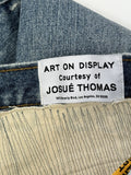 Gallery Dept Logo Print Distressed Jeans（写真5）