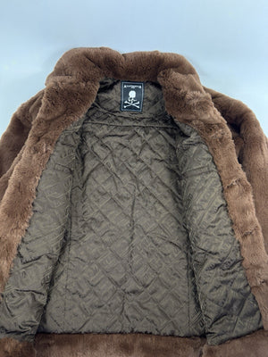 Mastermind World Faux Fur Skull Back Jacket, photo 7