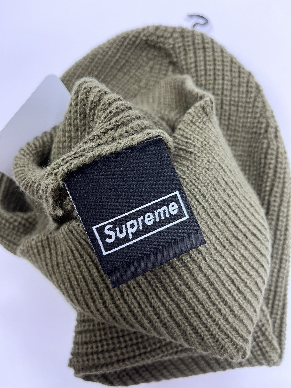 Supreme x New Era Logo Khaki Balaclava, photo 4
