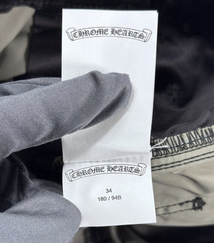 Chrome Hearts Leather Panel Cross Patch Nylon Shorts، الصورة 13