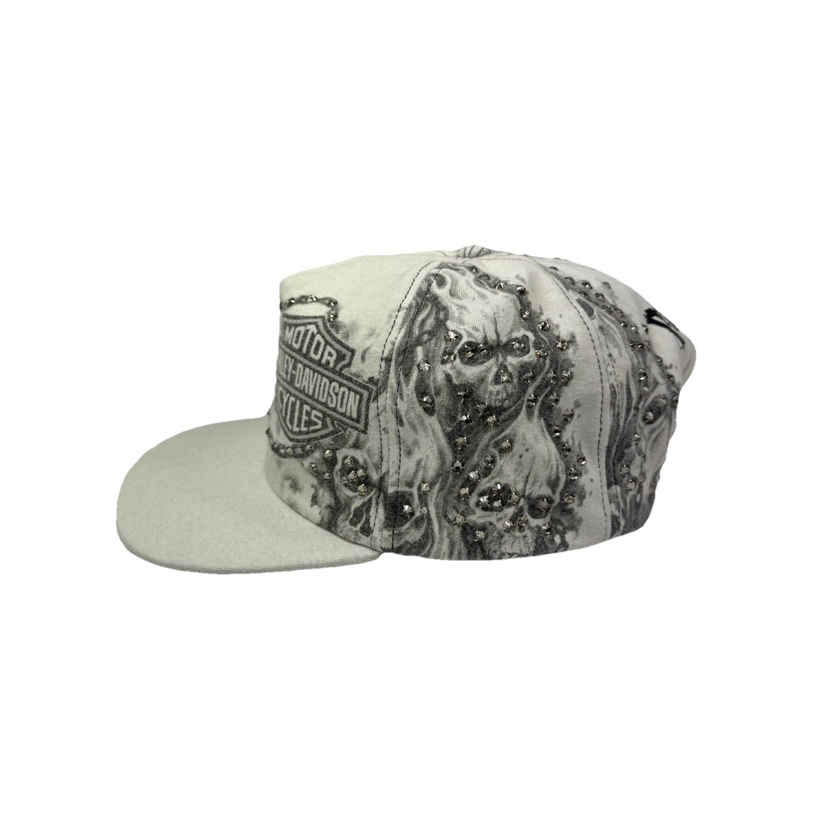 Bossi Harley Davidson 1 of 1 Rhinestone Vintage Cap, photo 1