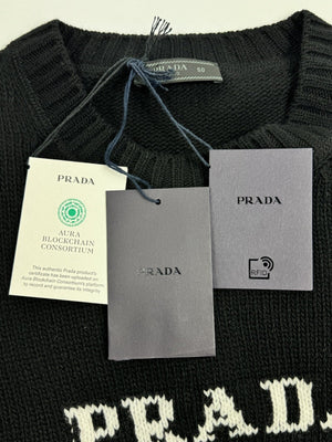 Prada Logo Crew Neck Knit Jumper, photo 3