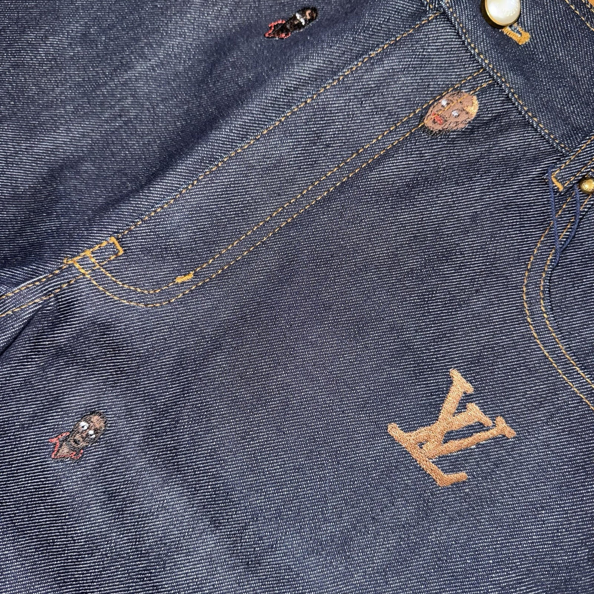 Louis Vuitton x Pharrell Henry Tyler Embroidered Jeans, photo 5