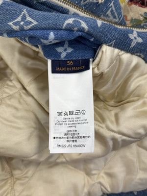 Louis Vuitton x Virgil Abloh Floral Monogram Padded Denim Jacket, photo 10