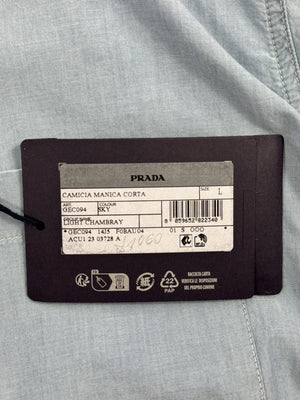 Prada Cotton Shirt And Short Set، الصورة 6