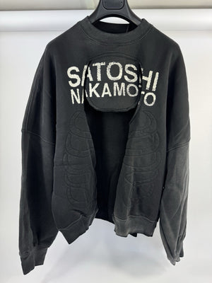 Satoshi Nakamoto Bone Crewneck Sweater، الصورة 2