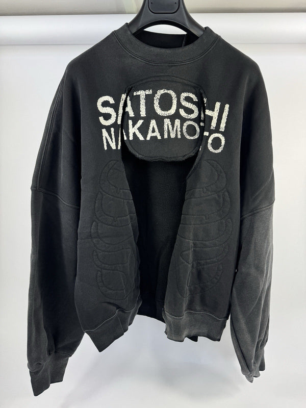 Satoshi Nakamoto Bone Crewneck Sweater, photo 2