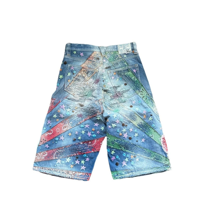 Proleta Re Art x Eri Meme Straight Leg Super Mario Shorts 1 of 1, photo 2