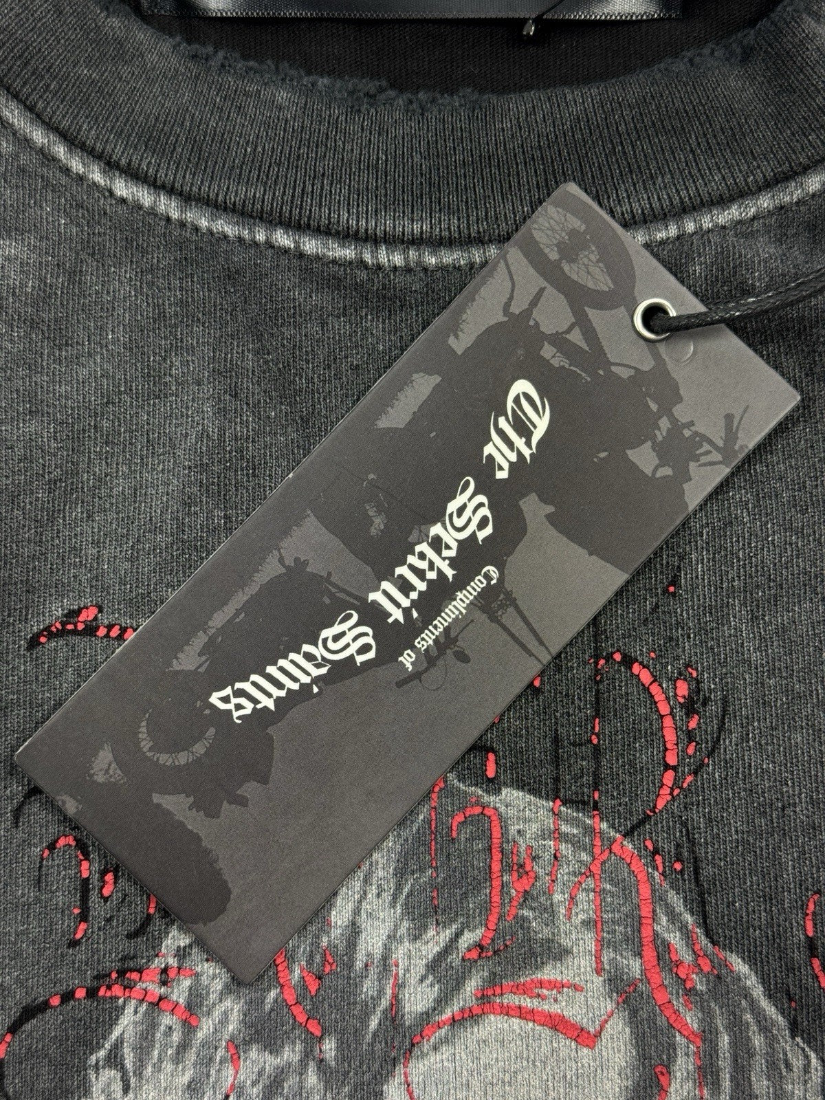The Sekrit Saint Chopper Girl Distressed T-Shirt, photo 6