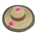 Chrome Hearts Pink Cross Patch Straw Hat, photo 1