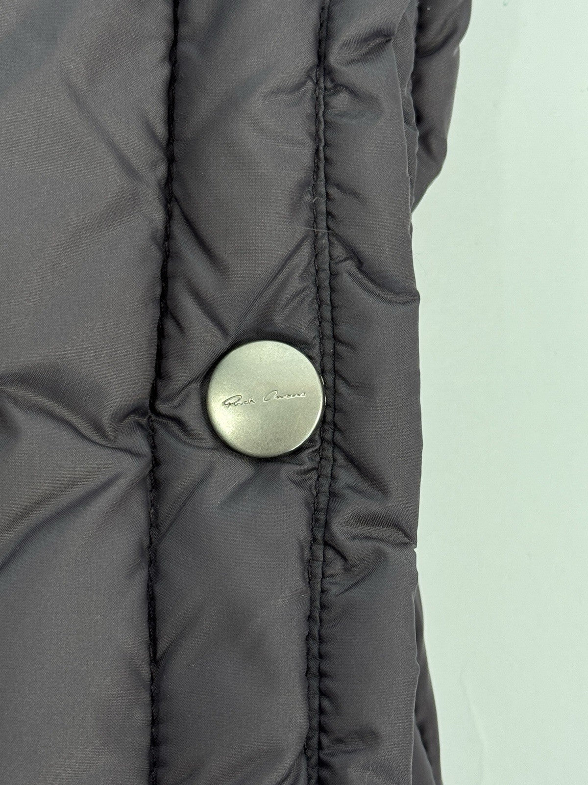 Rick Owens Padded Cargo Eggplant Vest, photo 5
