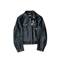 Enfants Riches Deprimes Sid Leather Jacket With Brooch And Studs, photo 1