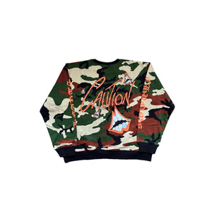 Chrome Hearts x Matty Boy Camo Caution Jumper، الصورة 2