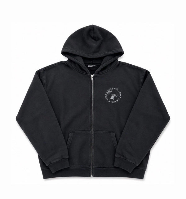 Enfants Riches Deprimes Tabac Rat Distressed Zip Hoodie, photo 2