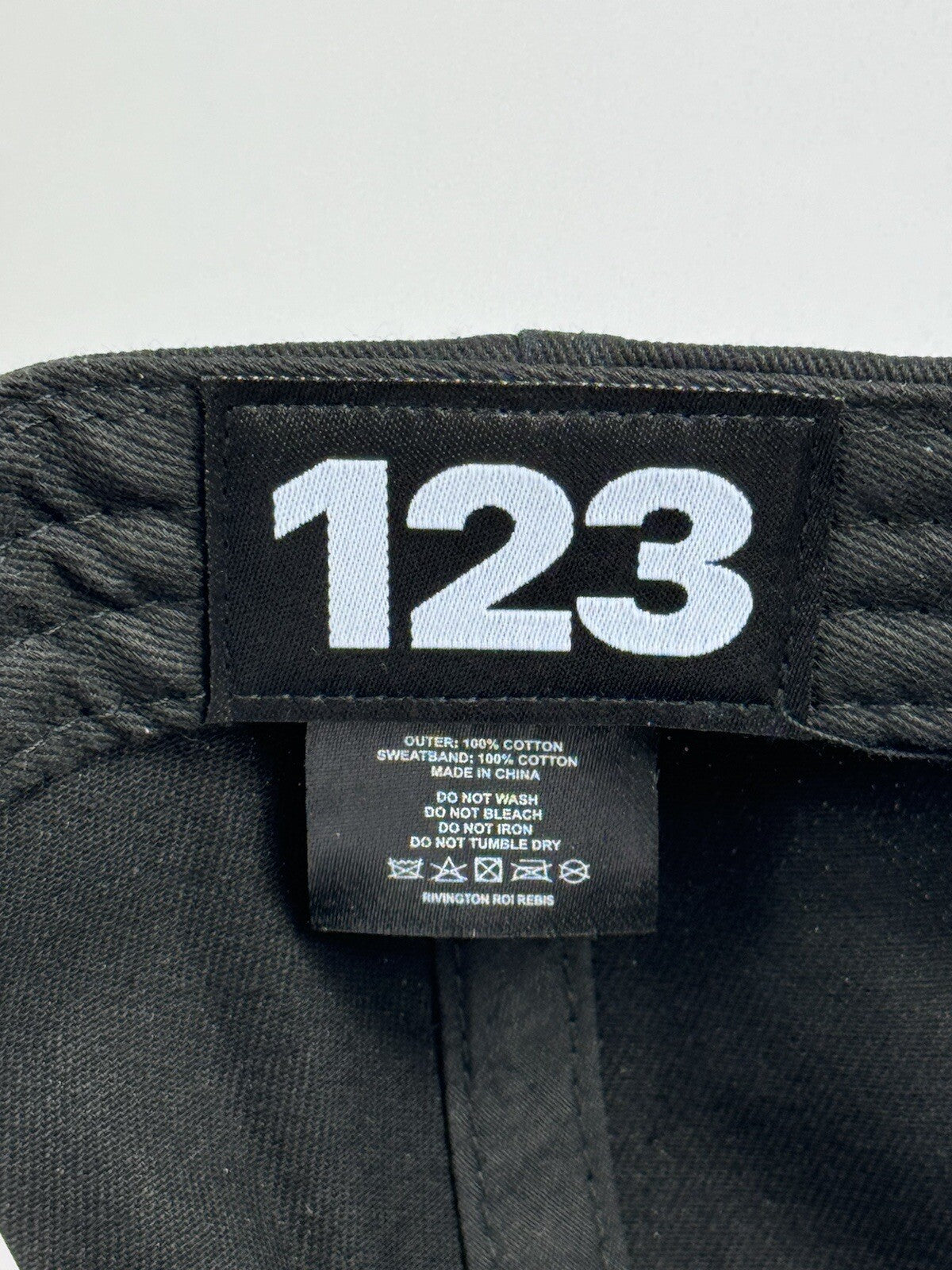RRR123 Logo Embroidered Patch Cap, photo 5