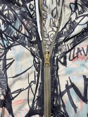 Mowalola New York Graffiti Oversized Reversible Jacket, photo 6
