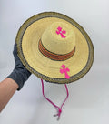 Chrome Hearts Pink Cross Patch Straw Hat, photo 2