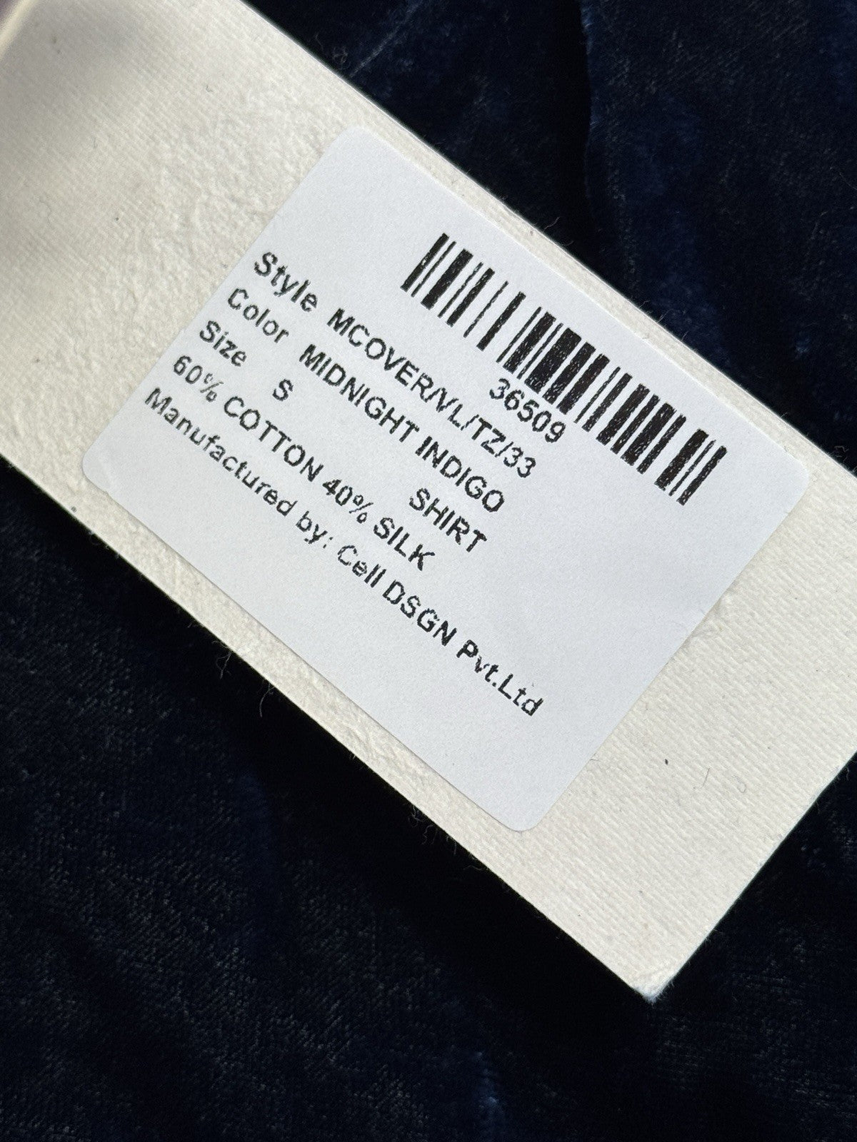 Eleven11 Velvet Badhani Shirt, photo 6