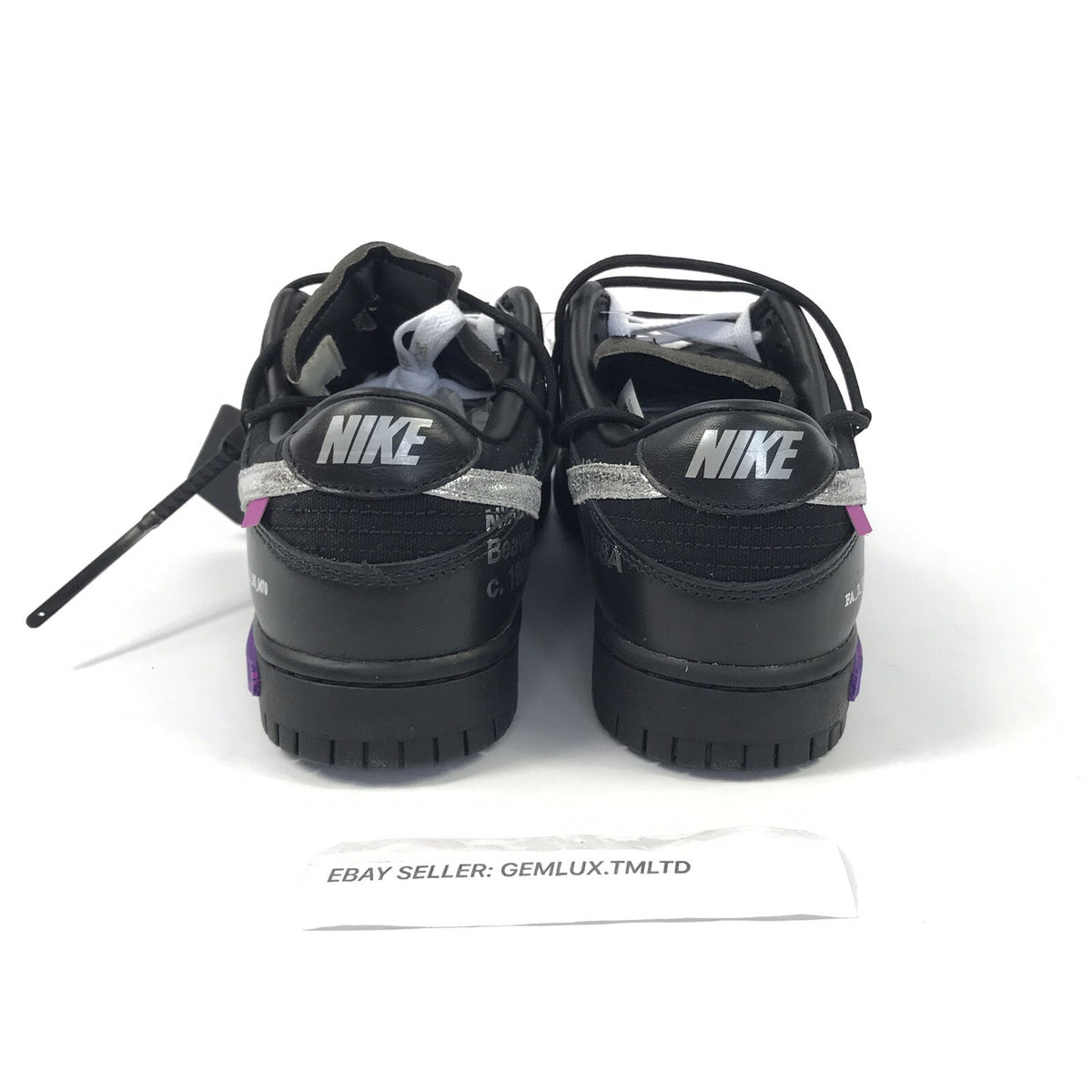 Nike x Off-White Dunk Low Lot 50 Trainers, photo 1