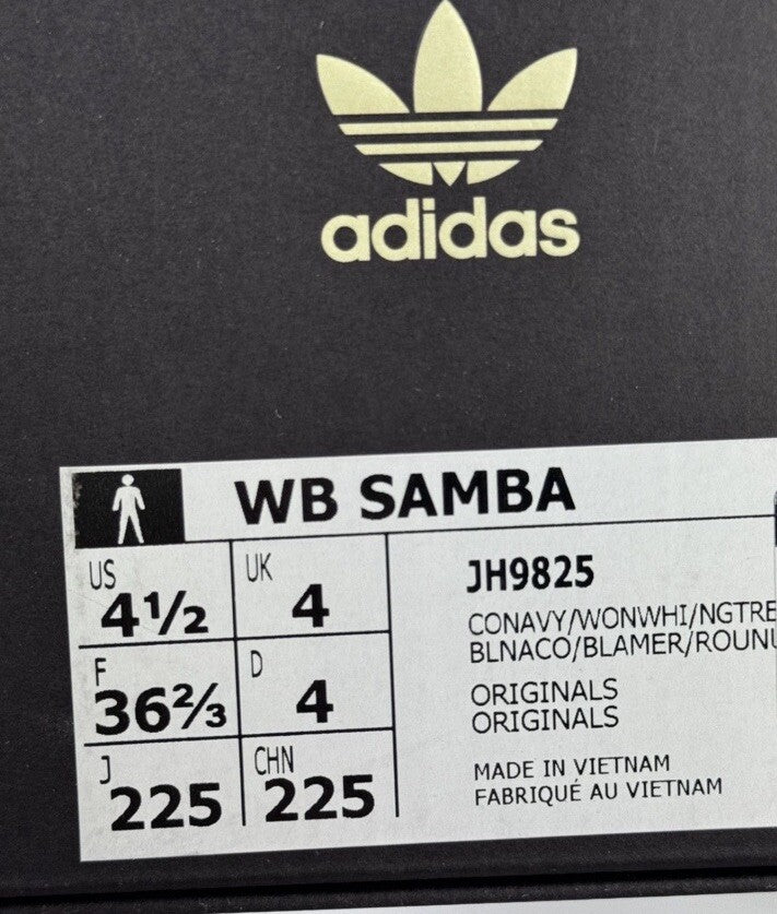 Adidas x Wales Bonner Samba Navy Croc Trainers, photo 17