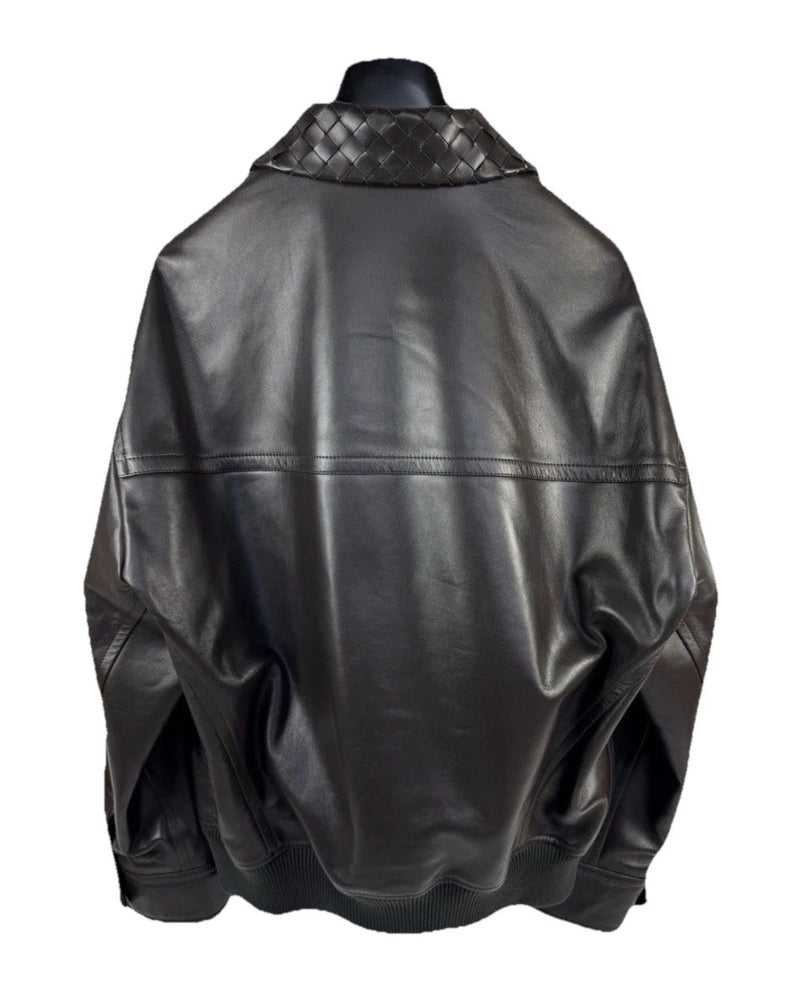 Bottega Veneta Soft Nappa Brown Blouson Jacket, photo 2