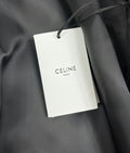 Celine x Hedi Slimate Logo Embroidered Checked Wool Jacket، الصورة 7