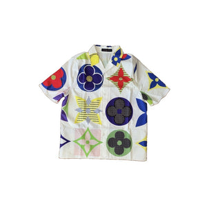 Louis Vuitton 2020 Multicolor Monogram Open Collar Short-Sleeve Shirt, photo 1