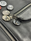 Enfants Riches Deprimes Sid Leather Jacket With Brooch And Studs, photo 6