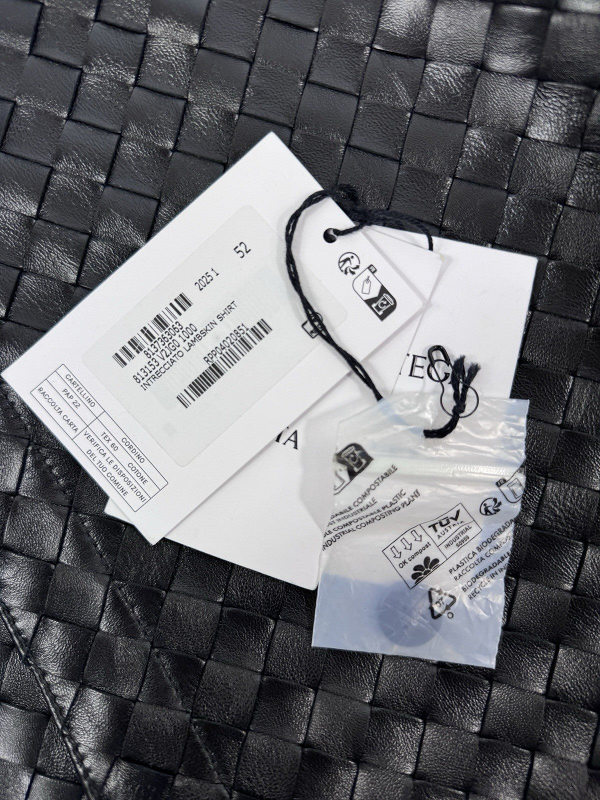 Bottega Veneta Intrecciato Lambskin Shirt, photo 5