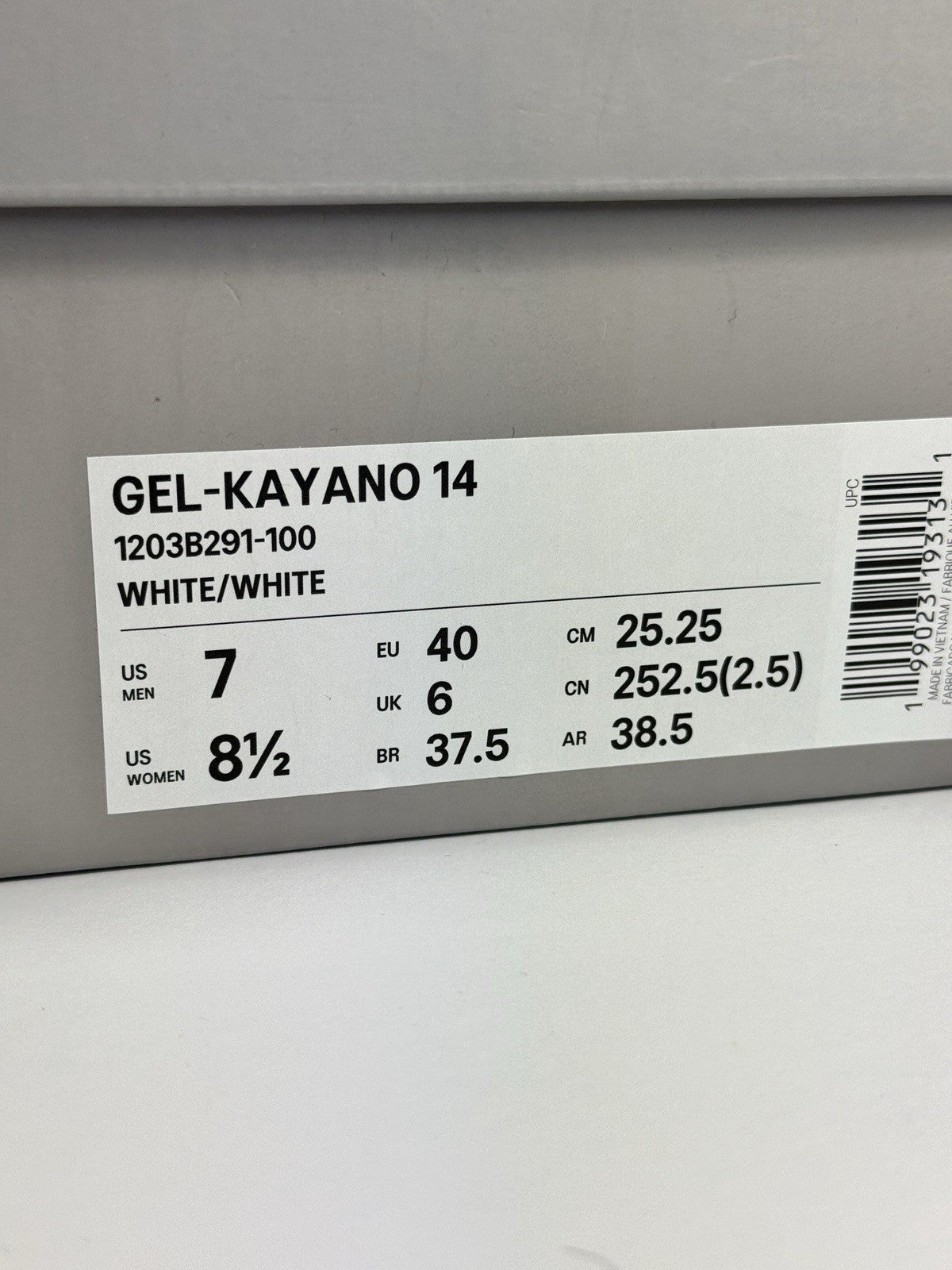 Thom Browne x Asics Gel Kayano 14 White (London Exclusive) Trainers, photo 15