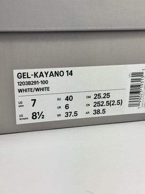 Thom Browne x Asics Gel Kayano 14 White (London Exclusive) Trainers, photo 15