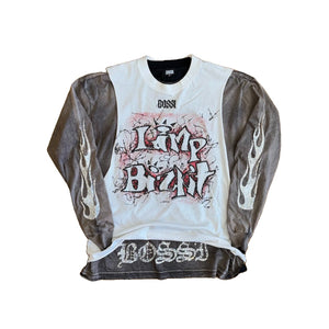 Bossi 1 of 1 Limp Bizkit Rhinestone Double Layered Vintage T-Shirt, photo 1