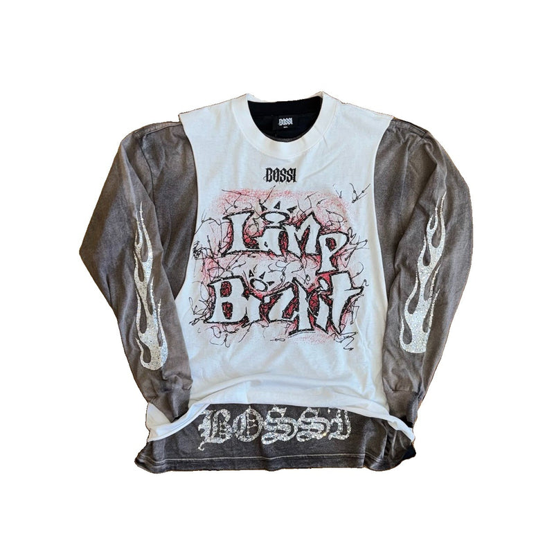 Bossi 1 of 1 Limp Bizkit Rhinestone Double Layered Vintage T-Shirt, photo 1